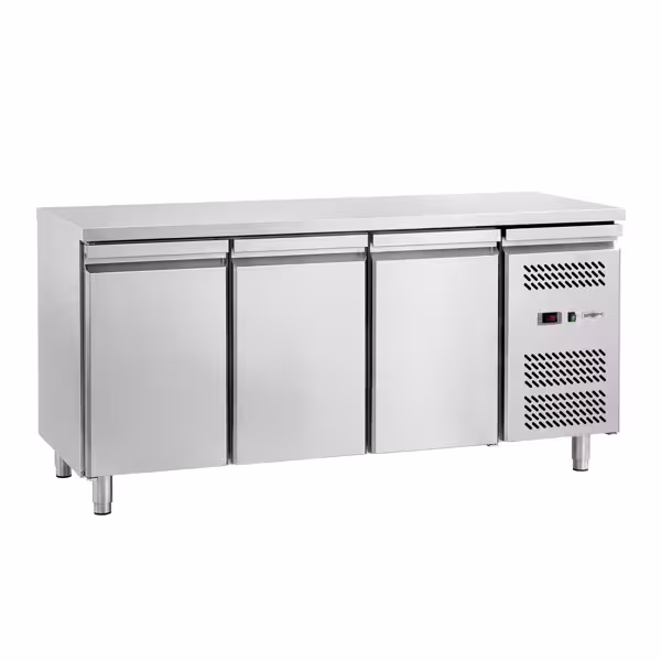 Bakkerij koelwerkbank ECO - 2020x800mm - 456 liter - met 3 deuren