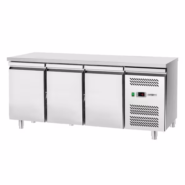 Bakkerij koelwerkbank ECO - 2020x800mm - 456 liter - met 3 deuren