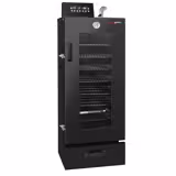 Afumătoare - digitală - cu 7 rafturi și ușă din sticlă - negru