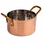 (6 unid) Terrina - MUMBAI - aço inoxidável - 0,3L - Ø 90mm - Altura:55mm - Cobre