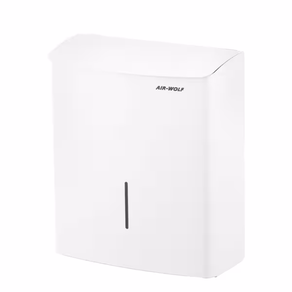 AIR-WOLF | Hygiëne afvalbak - 10 liter - RVS Wit