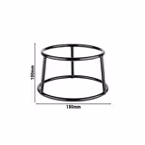Bufféställ - MULTI RUNDT - Metall - Runt - Höjd: 100mm