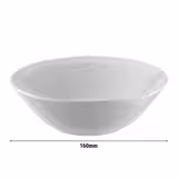 (12 pièces) SEA WAVE - Bol à dessert / salade - Ø 160 mm - Blanc