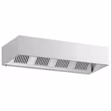 Commercial Wall-Mounted Extractor Hood – 2400mm – with Baffle Filters & Lighting