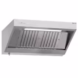 Hotă de perete cu motor - Lungime 1200 mm - adâncime 700 mm - cu regulator de turație, filtre labirint și iluminare LED