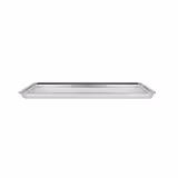 Plateau de service avec rebord - Acier inoxydable - avec rebord - rectangulaire - 768x268x40mm - Hauteur : 40mm