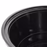 (300 pcs) Food Lidding Tray Polypropylene - 1000ml - Round - Black