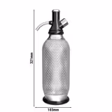 ISI | Sodamaker Classic - Wassersprudler - 1 Liter - Edelstahl
