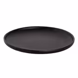 (6 pz) UNIVERSE - Piatto piano - Maastricht - Porcellana - Ø260mm - Nero