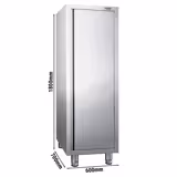 Szafka na przybory kuchenne - 600x700 mm - 1 drzwi na zawiasach - Wysokość: 1800 mm