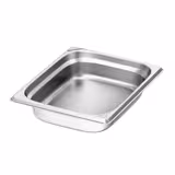 (6 Stück) Edelstahl-Behälter GN 1/2 - Höhe: 65mm