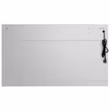 Wandafzuigkap RVS - 700mm diep - 1200mm - zonder motor - met 2 labyrintfilters en verlichting