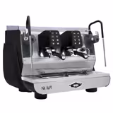 WEGA | Nova – Machine à expresso à porte-filtre – 2 groupes – 3,95 kW – avec 2 buses vapeur et eau chaude – commande tactile – Noire