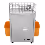 Presse-oranges automatique professionnel - 120W - 47kg - avec dispositif d’alimentation automatique, idéal pour Self-Service, ogives interchangeables - Acier inoxydable