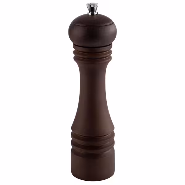 (6 Stück) Pfeffermühle - ETERNAL - Holz - Höhe: 230mm - Braun