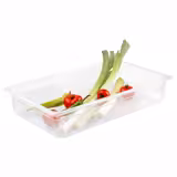 (6 Stück) Polycarbonat GN-Behälter 1/1 - clear - Höhe: 65mm