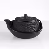 Theepot - ASIA - 0,30 liter - gietijzer - Zwart