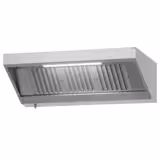 Hotte de parede PROFISSIONAL sem motor - 1600mm - filtros baffle em inox e iluminação LED