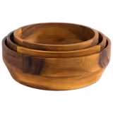 (6 pz) Ciotola - ACACIA - Legno di acacia - 1,8L - quadra - 210x210x85mm - Marrone