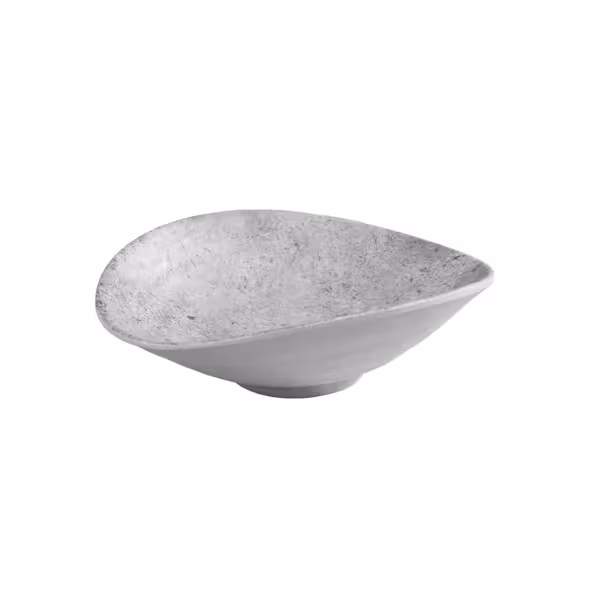 (6 stuks) Schaal - ELEMENT - Melamine - 0,18L - rechthoekig - 175x155mm - stapelbaar - Grijs