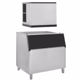 Fabbricatore di ghiaccio - cubetti - 403 kg/24 h - con contenitore per ghiaccio