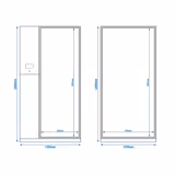 Cellule de refroidissement rapide - écran tactile - 1861 litres - 20 x GN 1/1 ou EN 600 x 400 - sans rampe