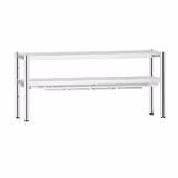 Mostek grzewczy PREMIUM na podczerwień z promiennikiem ceramicznym - 1800x370mm - 1,4kW - 2 podgrzewane poziomy - regulowana wysokość