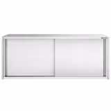 RVS wandkast PREMIUM - 2000x400x650mm - met schuifdeuren