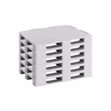 (6 stuks) Kunststof europallet - 1200x800mm - draagvermogen: 4000kg (statisch) - grijs