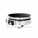 Aparat pentru crepes - cu 1 farfurie - Ø 370mm