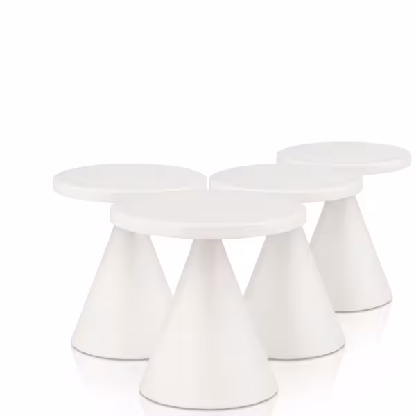 (4 pièces) Lampe de table – CONE MINI – Ø 130 mm – Whisper White