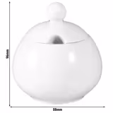 (1 stuk) SELTMANN WEIDEN | Suikerpot - 0,23 liter - Wit/Uni