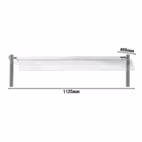 Lasisuojus - 1125x400 mm - kaareva - 3 mm - varten BVI800-3 - yhteensopiva BVI800